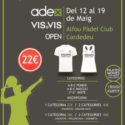 poster del torneo ADEX VISaVIS OPEN