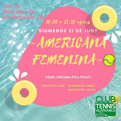 poster torneo AMERICANA FEMENINA