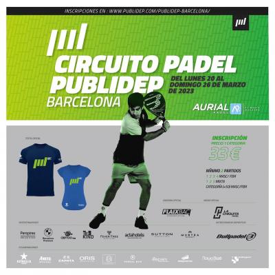 poster del torneo 2ª PRUEBA DEL CIRCUITO PADEL PUBLIDEP 2023