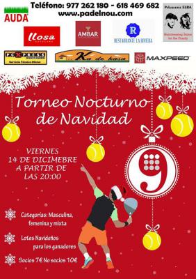 poster del torneo TORNEO NOCTURNO DE NAVIDAD