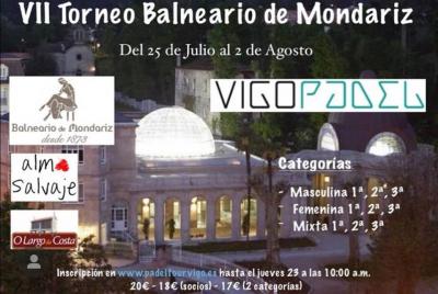 poster del torneo VII TORNEO BALNEARIO DE MONDARIZ