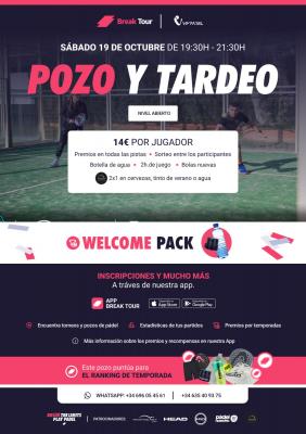 poster del torneo POZO Y TARDEO NIVEL ABIERTO VIMPADEL