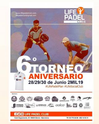 poster del torneo 6º TORNEO ANIVERSARIO