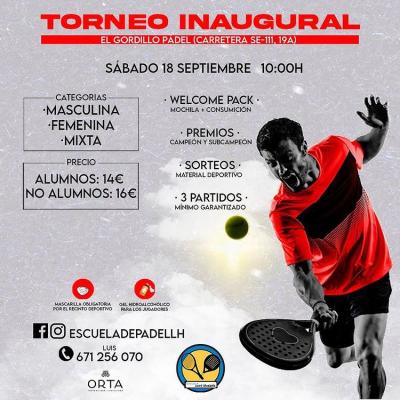 poster torneo TORNEO INAUGURAL