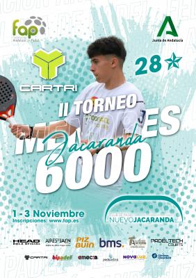 poster del torneo I I TORNEO DE MENORES 6000 NUEVO JACARANDA 28*