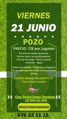 poster del torneo @POZOTERAPIA