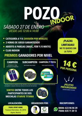 poster del torneo POZO INDOOR - BITEPADEL - TODOS LOS NIVELES