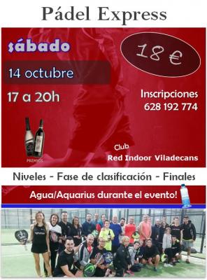 poster del torneo EXPRESS NEXUS PADEL !!  PLAZAS DISPONIBLES