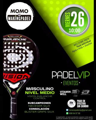 poster del torneo TORNEO PADELVIP