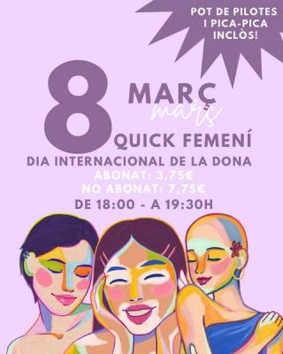 poster torneo QUICK DE PÀDEL FEMENÍ