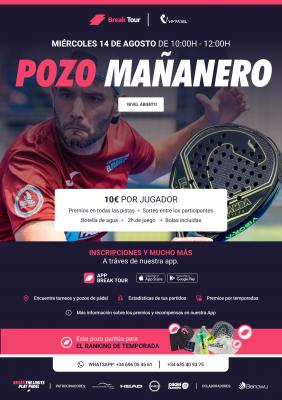 poster del torneo POZO MAÑÁNERO VIM PADEL