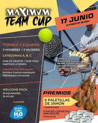 poster del torneo TORNEO MAXIMUM POR EQUIPOS