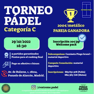 poster del torneo TORNEO EXTREME PADEL