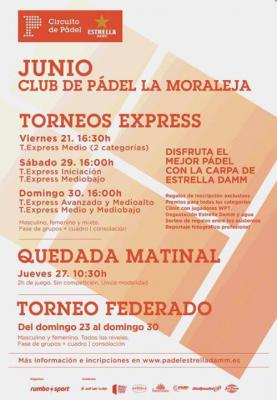 poster del torneo TORNEO EXPRESS CIRCUITO ESTRELLA DAMM