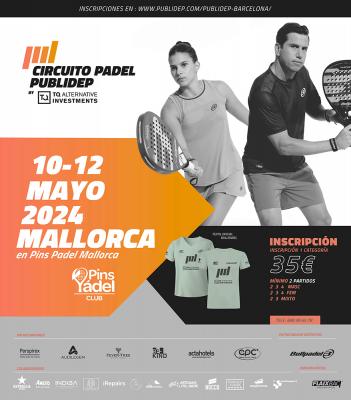 poster torneo CIRCUITO PADEL PUBLIDEP BY TQ ALTERNATIVE INVESTMENTS.