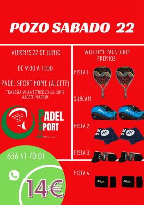 poster del torneo POZO SABADO 22