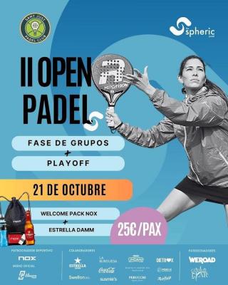 poster del torneo II OPEN DEL CIRCUITO TSP