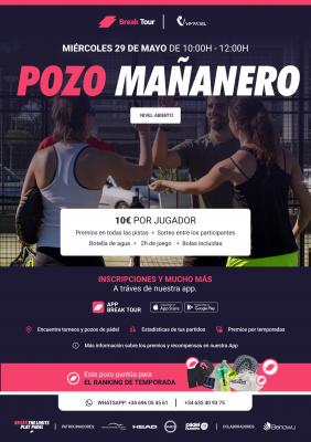 poster del torneo POZO MAÑÁNERO VIM PADEL