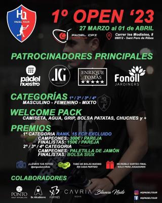 poster del torneo 1º OPEN 23