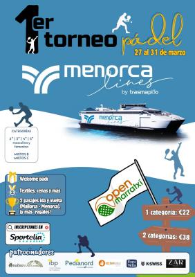 poster torneo 1ER TORNEO MENORCA LINES