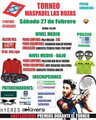 poster del torneo TORNEO TRAVELPADEL