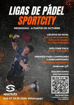 poster del torneo LIGA PADEL SPORTCITY