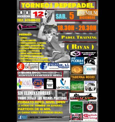 poster del torneo TORNEO PEPEPADEL