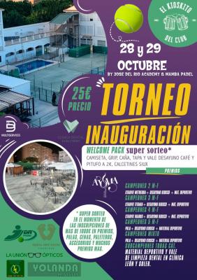 poster del torneo TORNEO INAUGURAL EL KIOSKITO DE VALS SPORT AVE MARIA