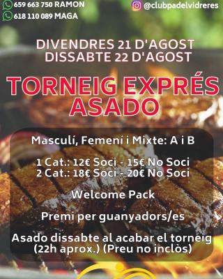 poster del torneo TORNEIG EXPRES ASADO