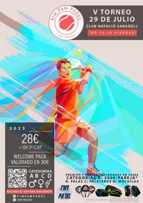 poster del torneo V TORNEO PIMPAMPADEL