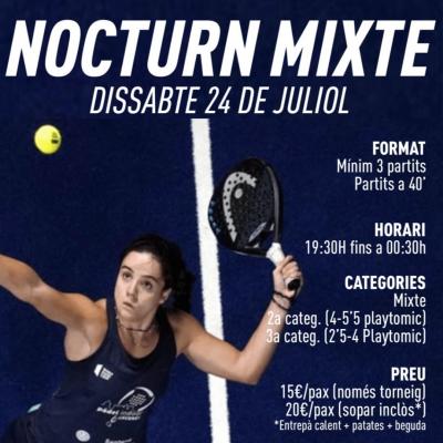 poster del torneo NOCTURN MIXTE