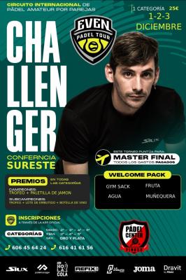 poster del torneo 1ER CHALLENGER EVEN PADEL