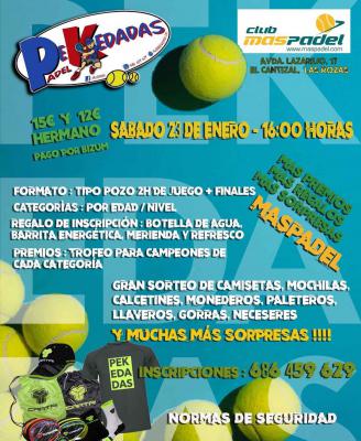 poster del torneo POZO PEKEDADAS