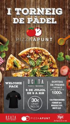 poster del torneo I  TORNEIG PIZZA A PUNT