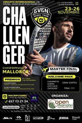 poster del torneo 1ER CHALLENGER EVEN PADEL