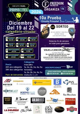 poster del torneo X PRUEBA CIRCUITO PRINSOTEL