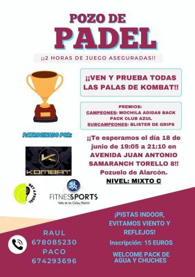 poster del torneo II POZO MIXTO C BET4PADEL