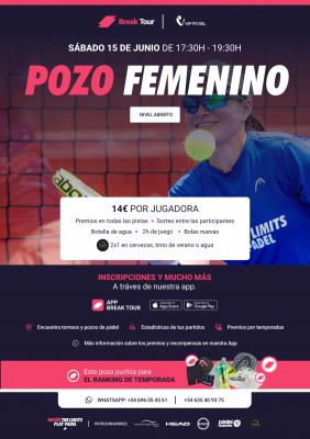 poster del torneo POZO FEMENINO VIMPADEL