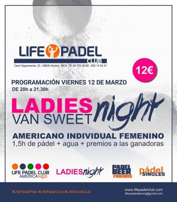 poster del torneo LADIES NIGHT