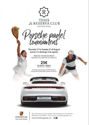 poster torneo TORNEO PORSCHE