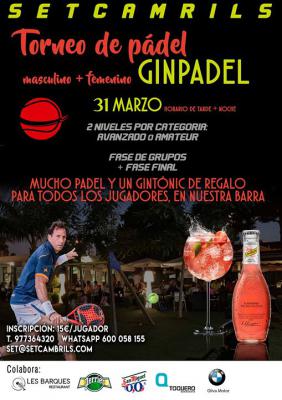 poster del torneo GINPADEL