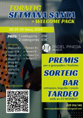 poster del torneo TORNEO SEMANA SANTA PADEL PINEDA BEACH