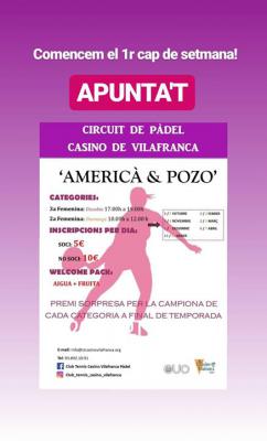 poster torneo TORNEIG FEMENÍ AMERICÀ & POZO