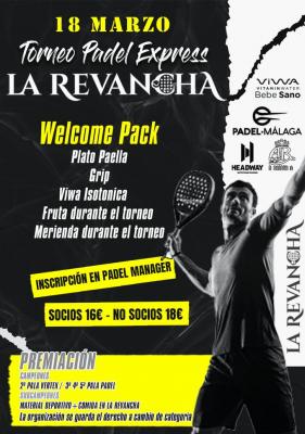 poster del torneo TORNEO EXPRESS LA REVANCHA