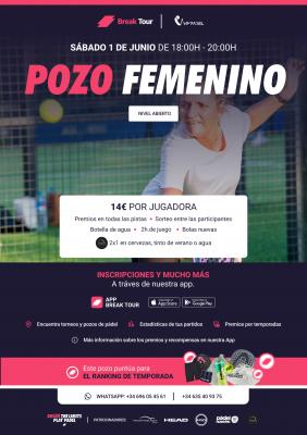 poster del torneo POZO FEMENINO VIM PADEL INDOOR