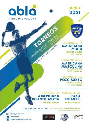 poster del torneo AMERICANA MIXTA