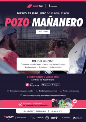 poster del torneo POZO MAÑÁNERO VIM PADEL