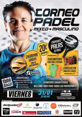 poster del torneo TORNEO DE PADEL MIXTO - MASCULINO