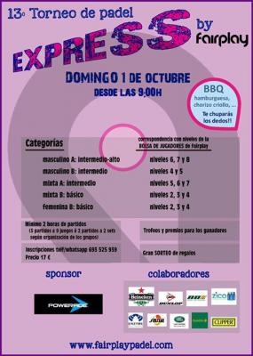 poster del torneo 13º TORNEO EXPRESS