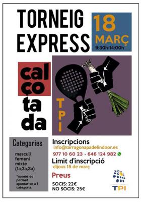 poster del torneo I TORNEO EXPRESS CALÇOTADA